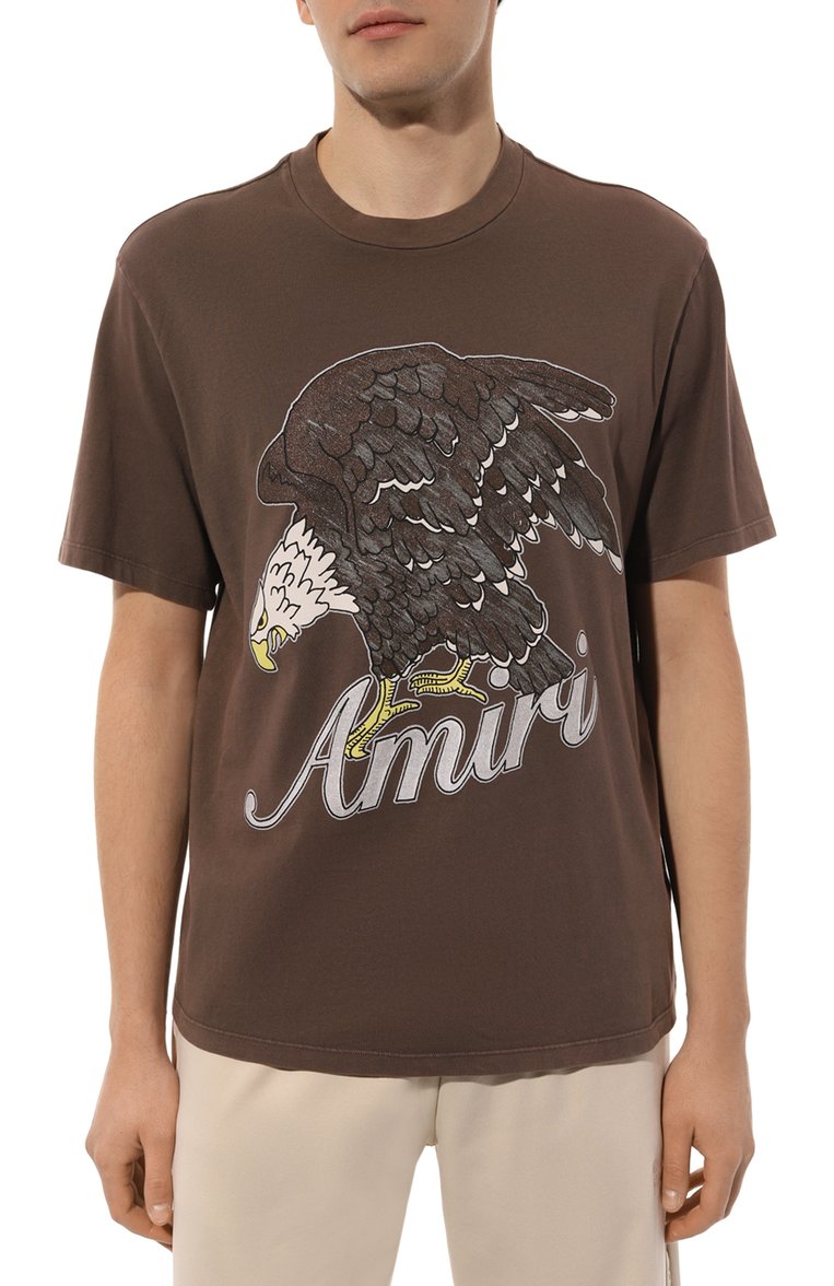 Хлопковая футболка AMIRI, арт. PS24MJG006, фото 1