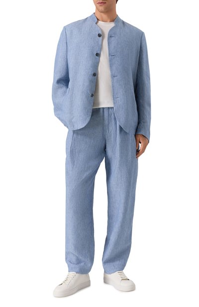 Льняные брюки GIORGIO ARMANI, арт. GM001744/AF17957, фото 2