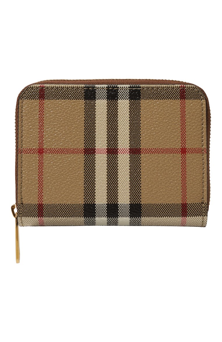 Женские кошелек BURBERRY бежевого цвета, арт. 8070600 | Фото 1 (Нос: Не проставлено; Материал: Пластик)
