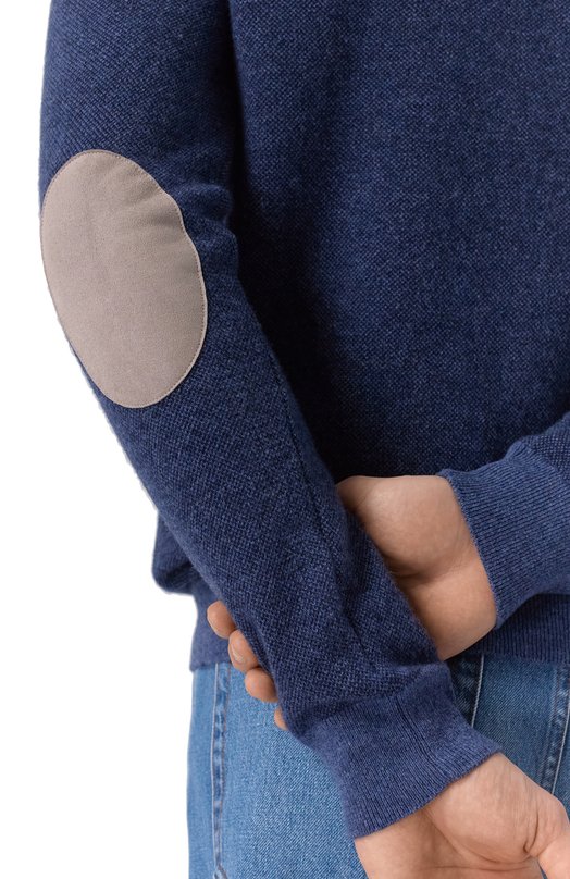 Кардиган из шерсти и кашемира Andrea Campagna M5625-9416 Синий  M5625-9416 Фото 5