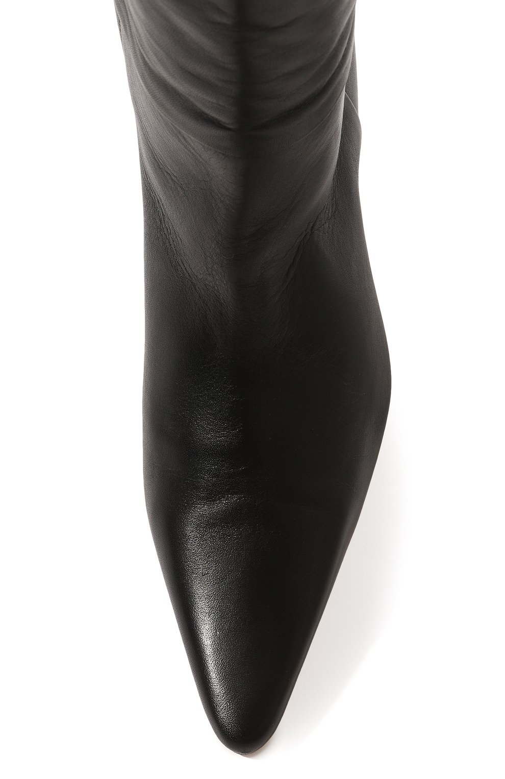 Кожаные ботфорты BY FAR, арт. 23CRMEHDBLNAP, фото 6