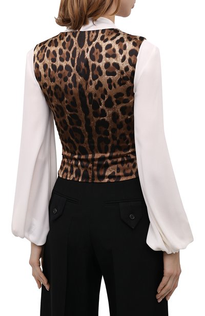 Жилет DOLCE & GABBANA серого цвета по цене 72150 руб., арт. F79H5T/FQMIB, фото 4 Жилет DOLCE & GABBANA, арт. F79H5T/FQMIB, фото 4