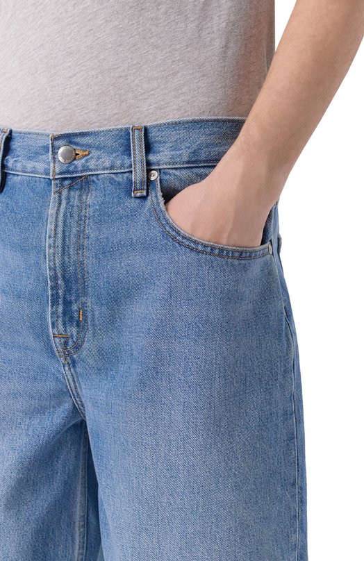 Джинсовые шорты 7 For All Mankind 7TI00E35-1DS Голубой  7TI00E35-1DS Фото 5