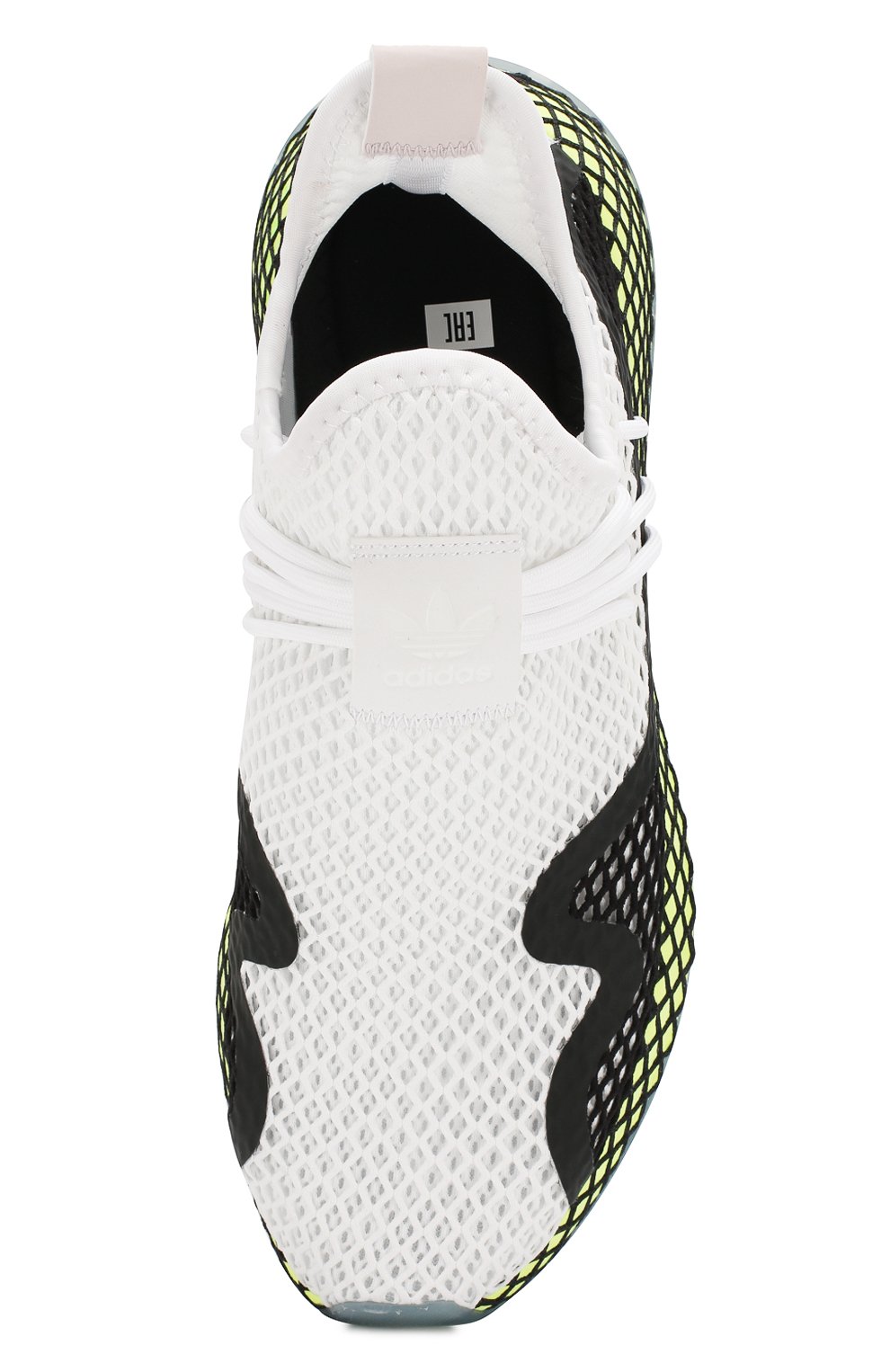 Текстильные кроссовки deerupt ADIDAS ORIGINALS белого цвета по цене 7930 руб., арт. EE5660, фото 5 Текстильные кроссовки deerupt ADIDAS ORIGINALS, арт. EE5660, фото 5