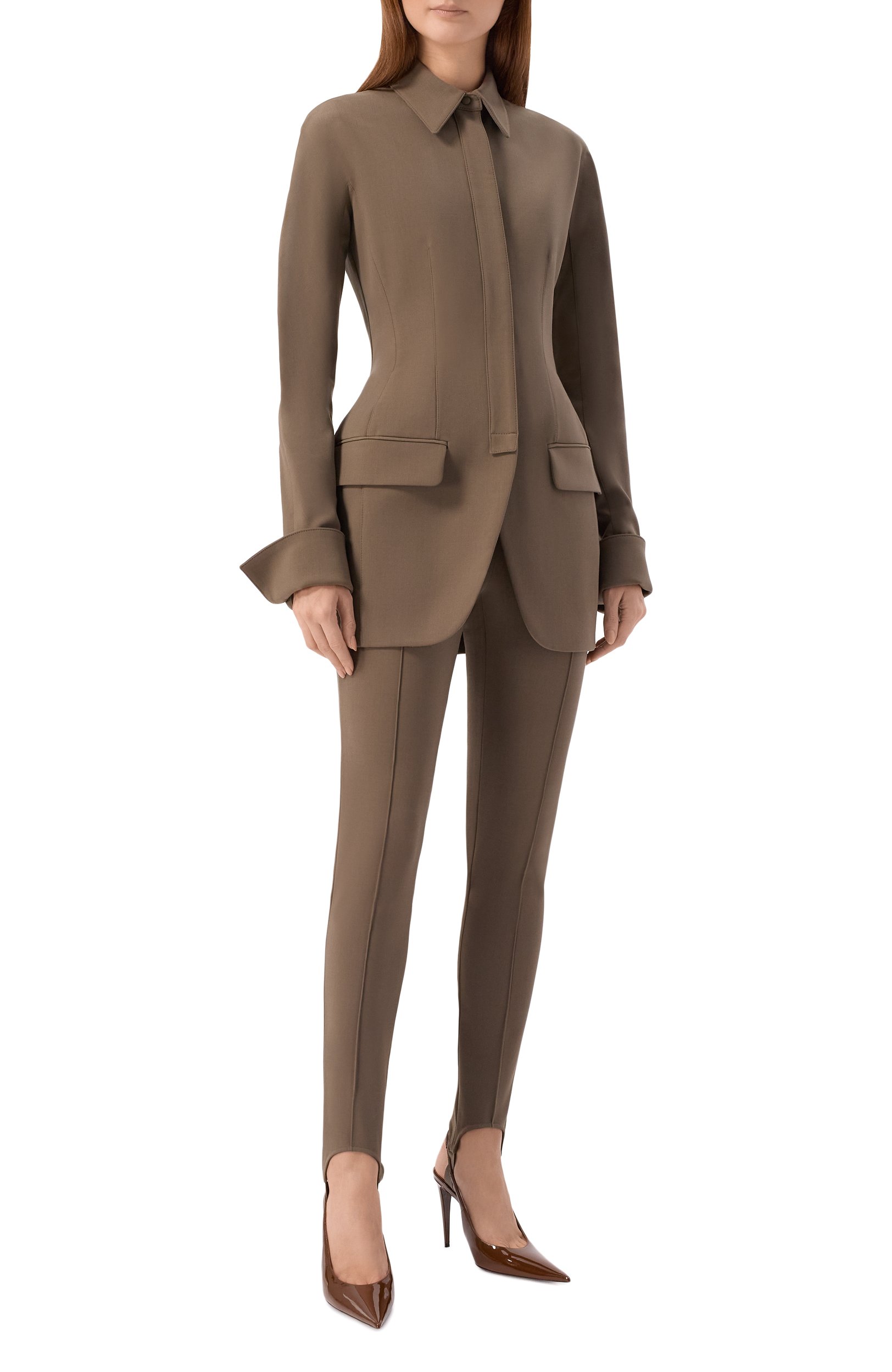 Шерстяные легинсы MUGLER, арт. 26F1PA05331035, фото 2