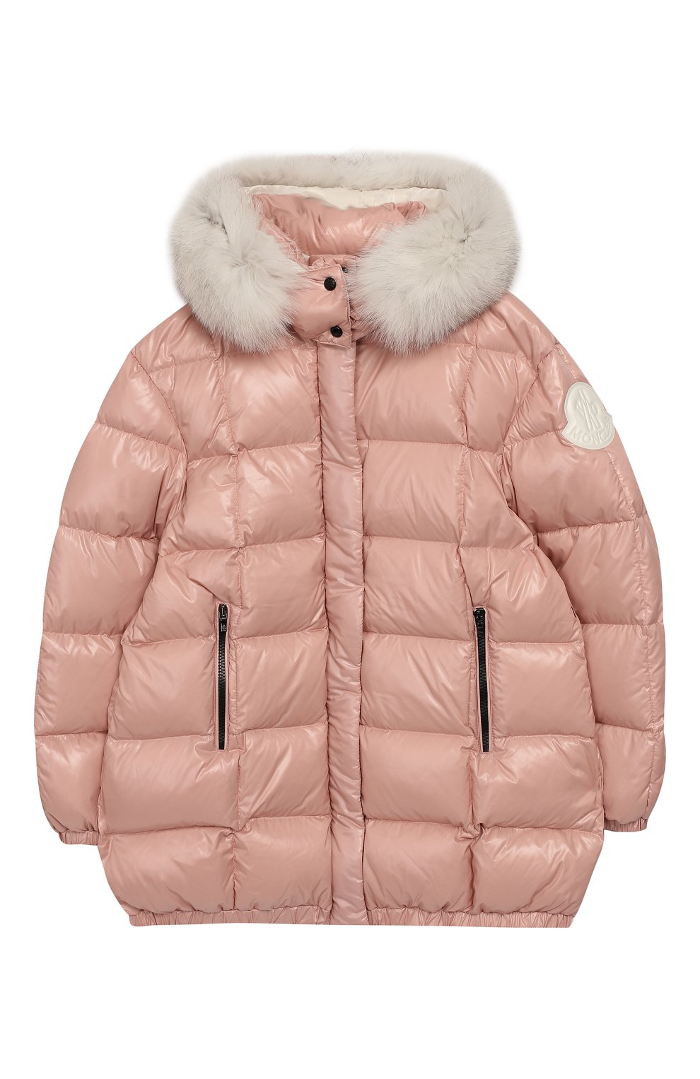 Пуховик с меховой отделкой parana MONCLER ENFANT, арт. E2-954-46322-25-C0067/4-6A, фото 1