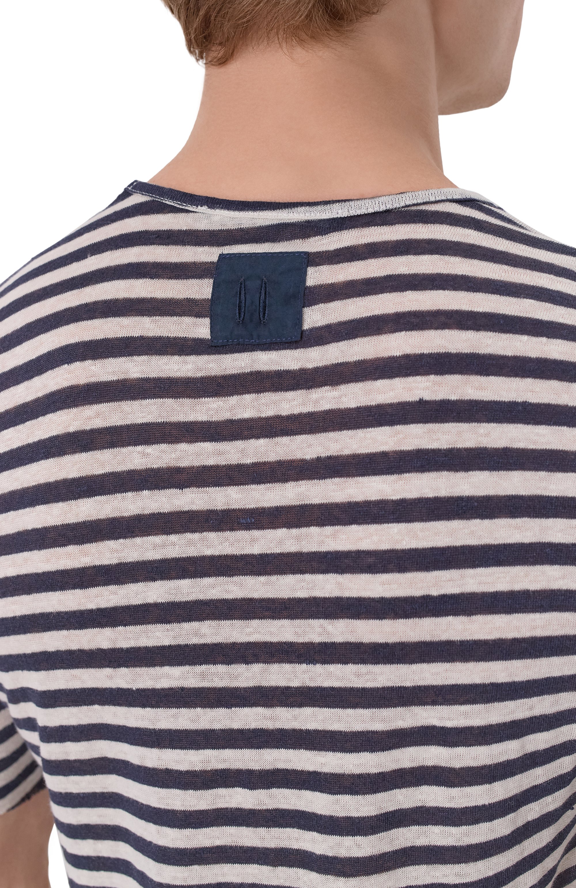 Льняная футболка HANNES ROETHER, арт. FA35RINE.2007, фото 5