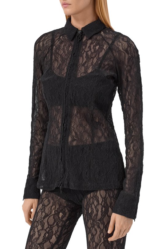 Блузка MSGM 3942MDE10/257812 Чёрный  3942MDE10/257812 Фото 3