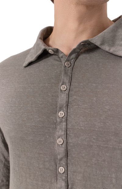 Льняное поло NEVER ENOUGH, арт. MP0007, фото 5