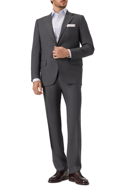Шерстяной костюм Kiton UA81K0127023 Серый UA81K0127023