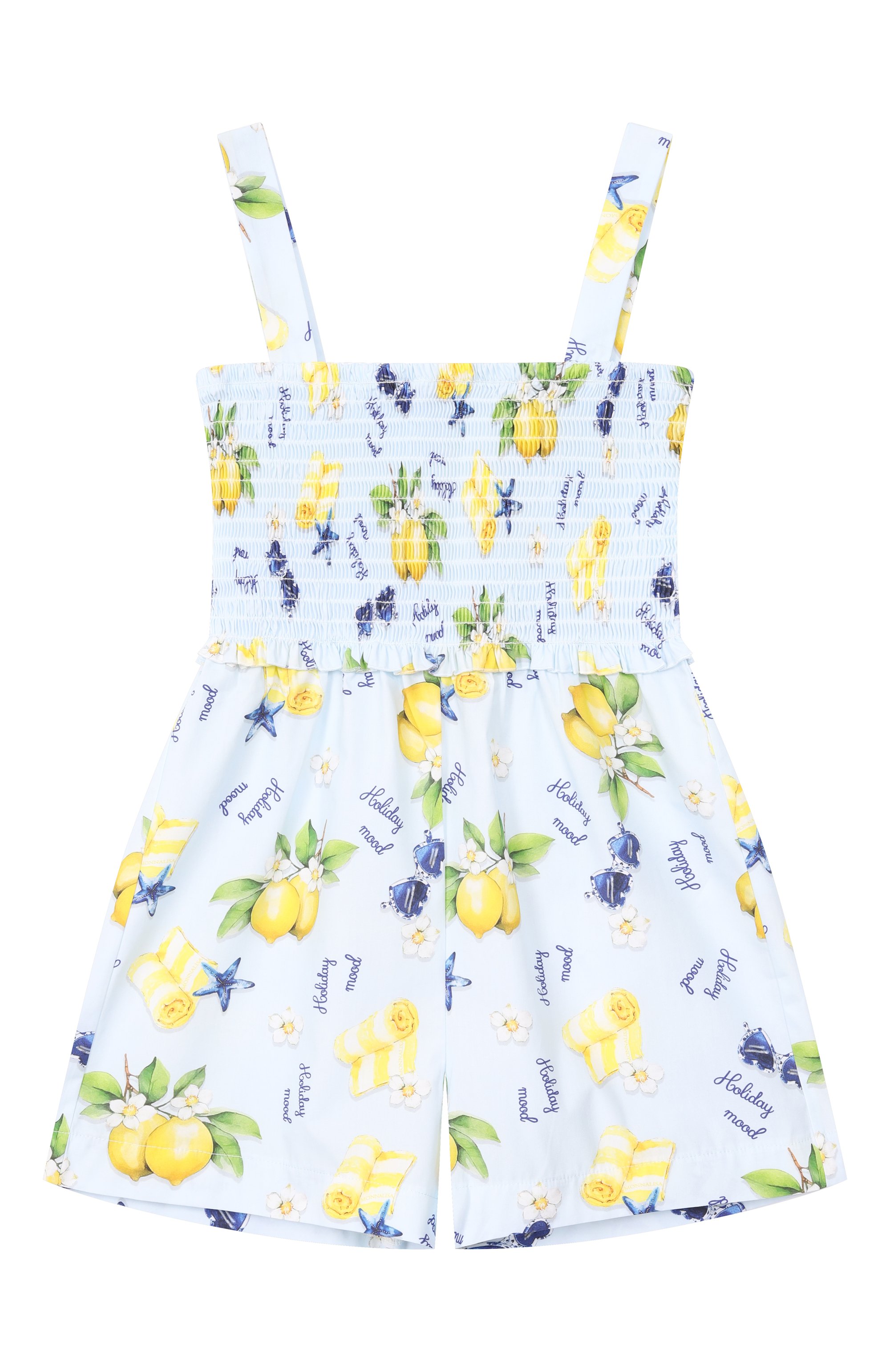 Хлопковый комбинезон MONNALISA, арт. 11G201, фото 1