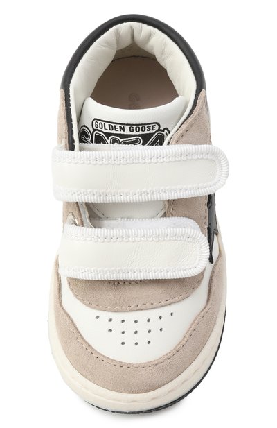 Кожаные кеды june GOLDEN GOOSE DELUXE BRAND разноцветного цвета по цене 22100 руб., арт. GJF00773.F007415, фото 4 Кожаные кеды june GOLDEN GOOSE DELUXE BRAND, арт. GJF00773.F007415, фото 4