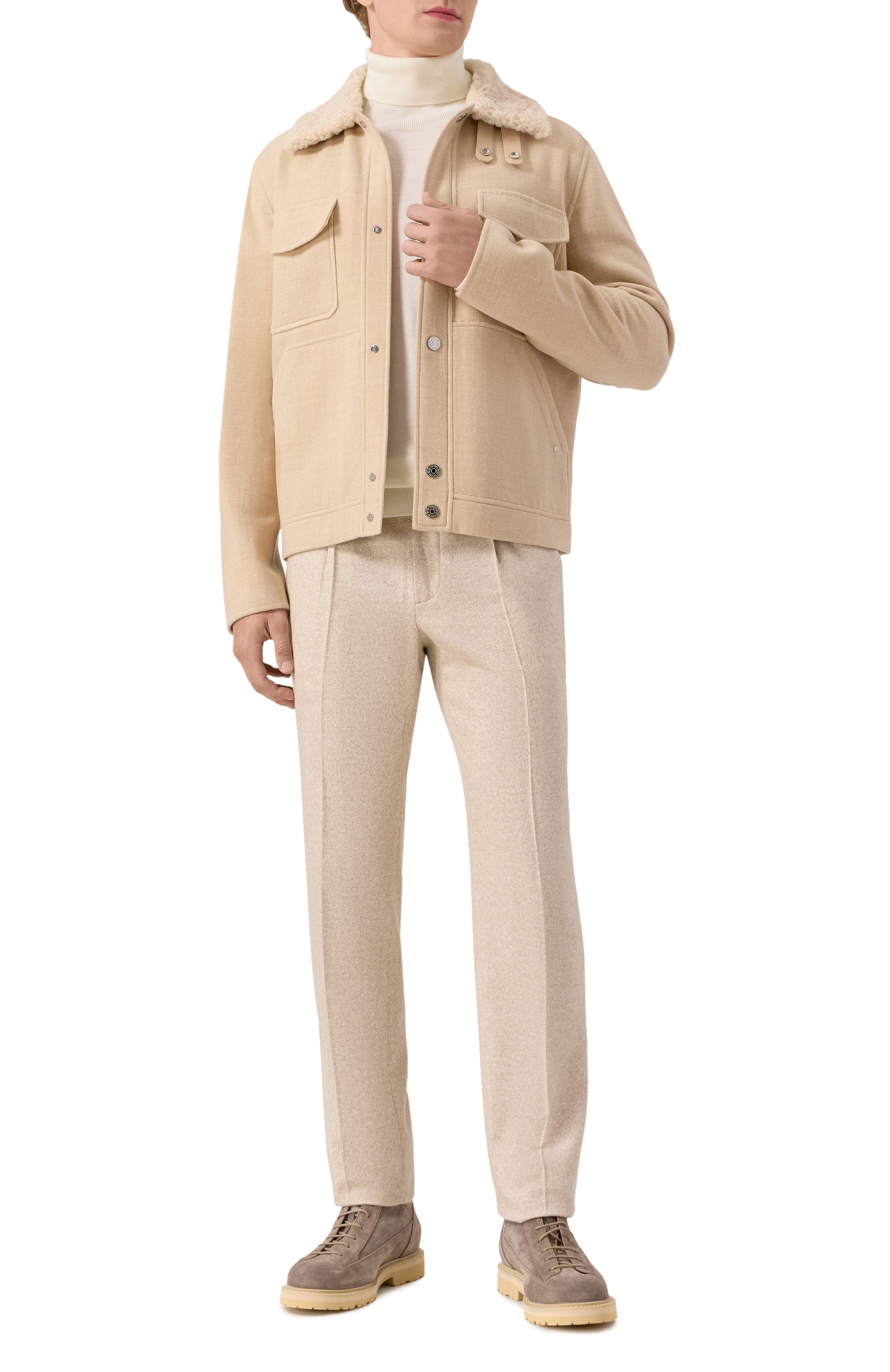 Брюки из шерсти и шелка STEFANO RICCI, арт. M1T5300022/WKC01R, фото 2