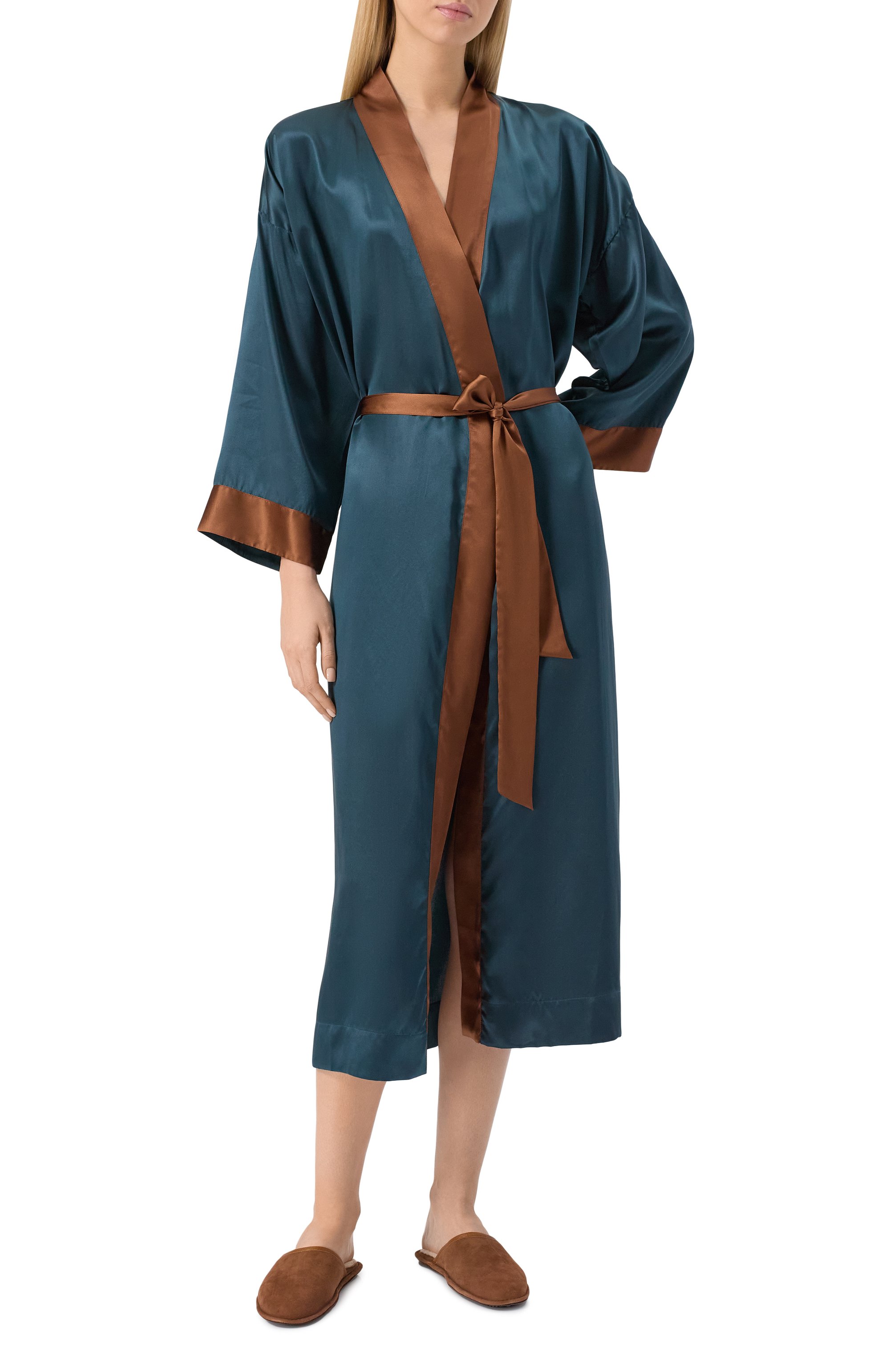 Шелковый халат FRETTE, арт. 25109105 00F 00915, фото 3