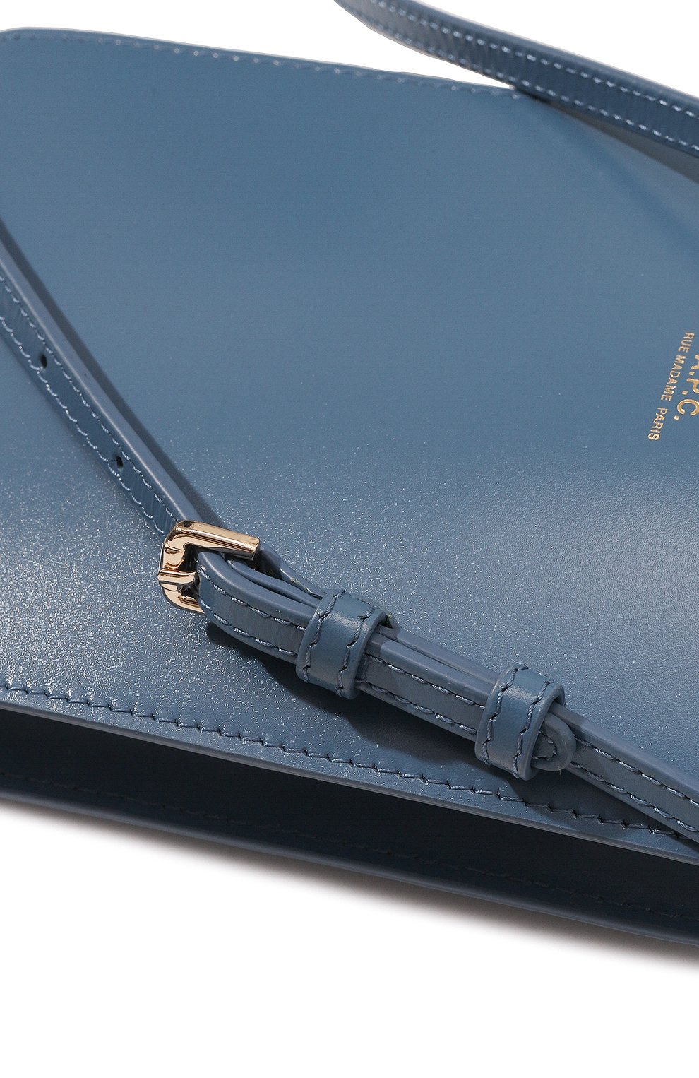 Сумка jamie A.P.C. синего цвета по цене 28800 руб., арт. PXBMWF63412IAX, фото 3 Сумка jamie A.P.C., арт. PXBMWF63412IAX, фото 3