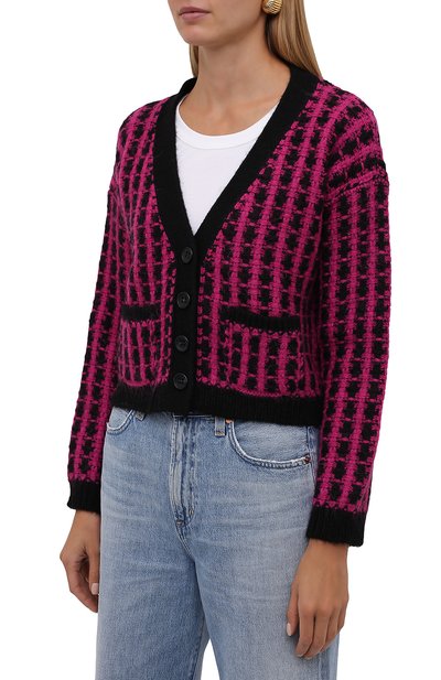 Кардиган REDVALENTINO фуксия цвета по цене 55150 руб., арт. WR0KA02Z/66P, фото 3 Кардиган REDVALENTINO, арт. WR0KA02Z/66P, фото 3