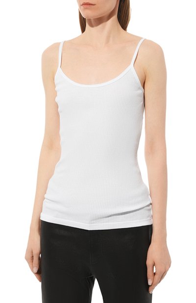 Хлопковая майка JAMES PERSE белого цвета по цене 20600 руб., арт. WRTJ3635/WHT, фото 3 Хлопковая майка JAMES PERSE, арт. WRTJ3635/WHT, фото 3