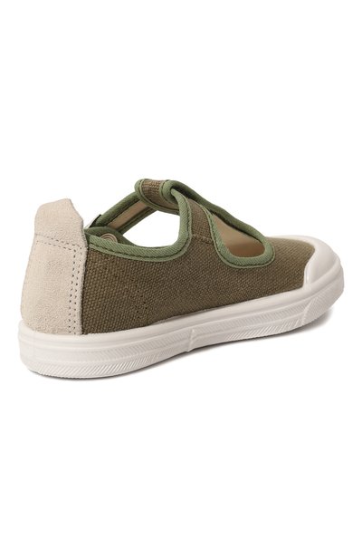 Сандалии IL GUFO зеленого цвета по цене 7855 руб., арт. P23XD015CANVA, фото 3 Сандалии IL GUFO, арт. P23XD015CANVA, фото 3