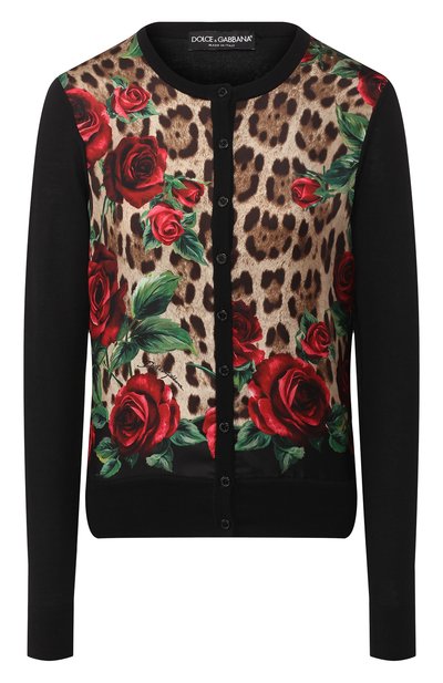 Женский кардиган из смеси кашемира и шелка DOLCE & GABBANA, арт. FX359T/JAMSH