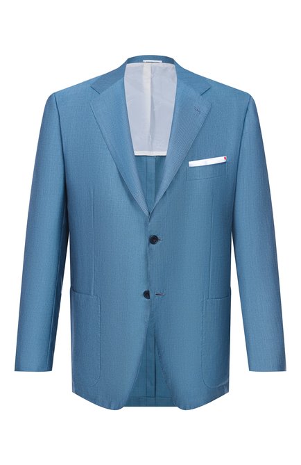 Мужской пиджак из смеси кашемира и шелка KITON, арт. UG81K06R17
