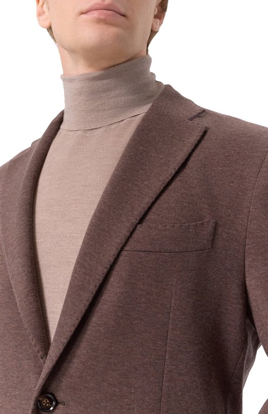 Костюм из хлопка и кашемира Andrea Campagna BIELLA/DD100_SET Коричневый  BIELLA/DD100_SET Фото 6