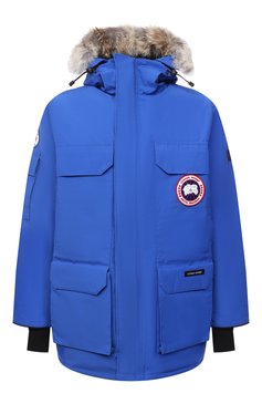 Мужская пуховая парка expedition CANADA GOOSE синего цвета, арт. 4565MPB | Фото 1 (Материал внешний: Синтетический материал; Рукава: Длинные; Мужское Кросс-КТ: Пуховик-верхняя одежда, Верхняя одежда, пуховик-короткий; Материал подклада: Синтетический материал; Кросс-КТ: Пуховик, парка; Статус проверки: Проверена категория; Материал утеплителя: Пух и перо; Длина (верхняя одежда): До середины бедра; Драгоценные камни: Проставлено; Материал сплава: Проставлено; Стили: Кэжуэл)