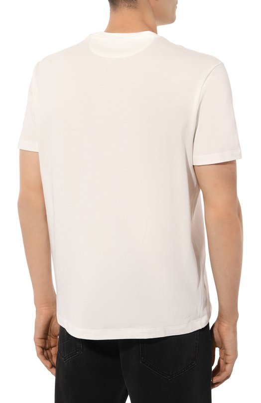 Хлопковая футболка Paul&Shark 14311616 Белый  14311616 Фото 4