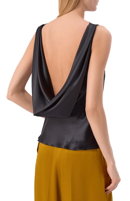 Атласный топ Nina Ricci 26PCT0011/SE1415 Чёрный  26PCT0011/SE1415 Фото 4