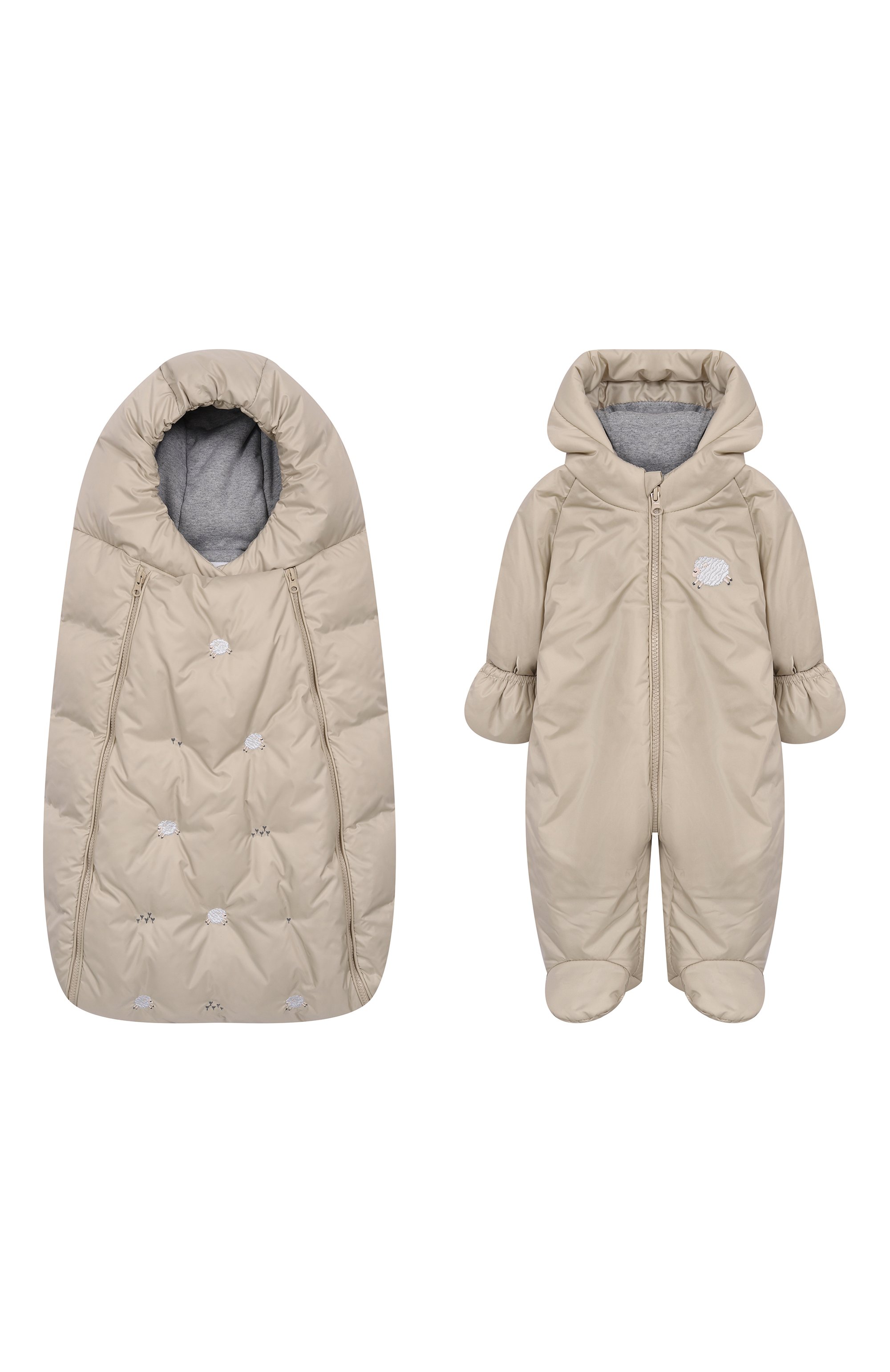 Пуховый комплект на выписку CHEPE, арт. 251008, фото 1