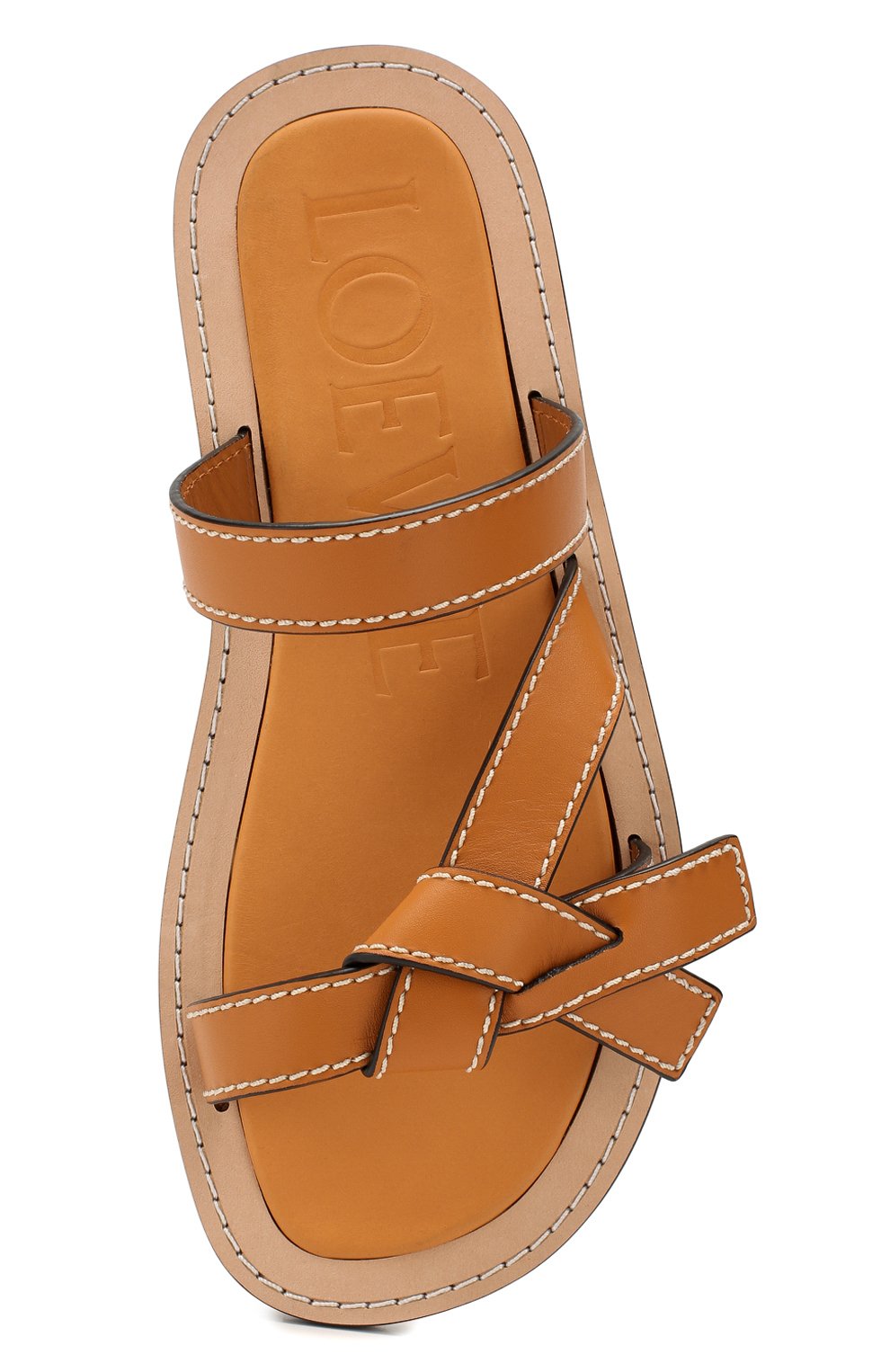 Кожаные шлепанцы LOEWE, арт. 453.10.636, фото 5