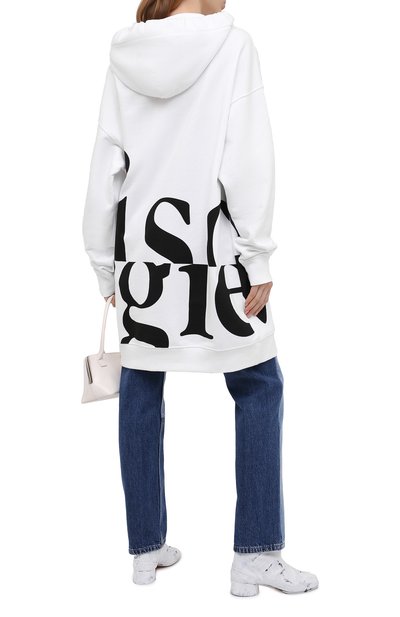 Хлопковое худи MAISON MARGIELA белого цвета по цене 66850 руб., арт. S51GU0099/S25322, фото 2 Хлопковое худи MAISON MARGIELA, арт. S51GU0099/S25322, фото 2
