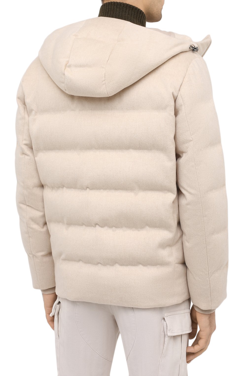 Пуховик LORO PIANA кремового цвета по цене 499500 руб., арт. FAL3492, фото 4 Пуховик LORO PIANA, арт. FAL3492, фото 4