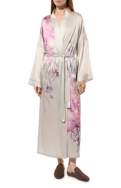 Шелковый халат YANINA, арт. T-2546/1, фото 3