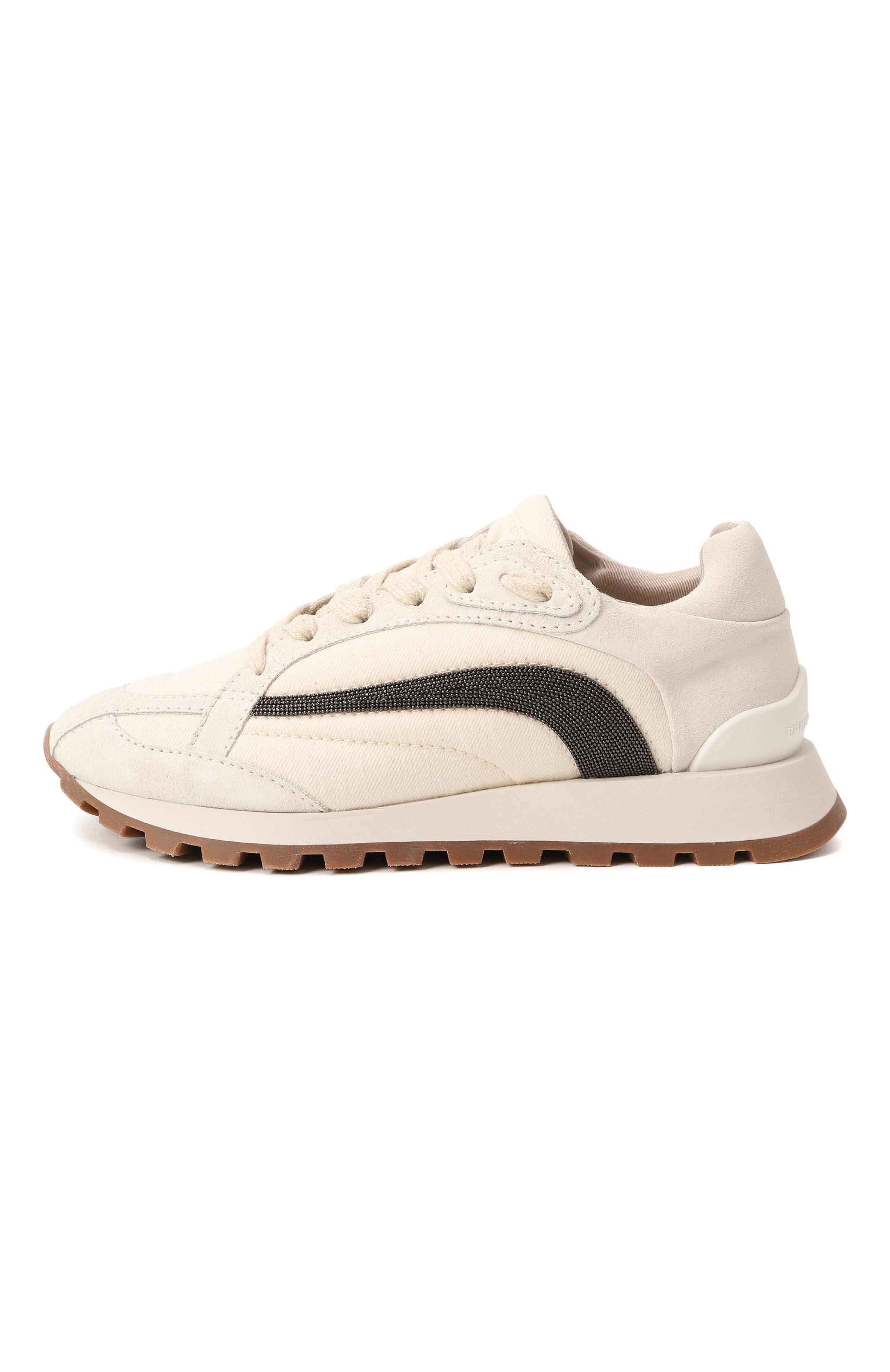 Комбинированные кроссовки BRUNELLO CUCINELLI, арт. MZSFG2941, фото 4