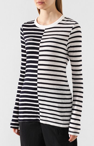 Лонгслив из смеси вискозы и льна ALEXANDERWANG.T, арт. 4CC1201084, фото 3