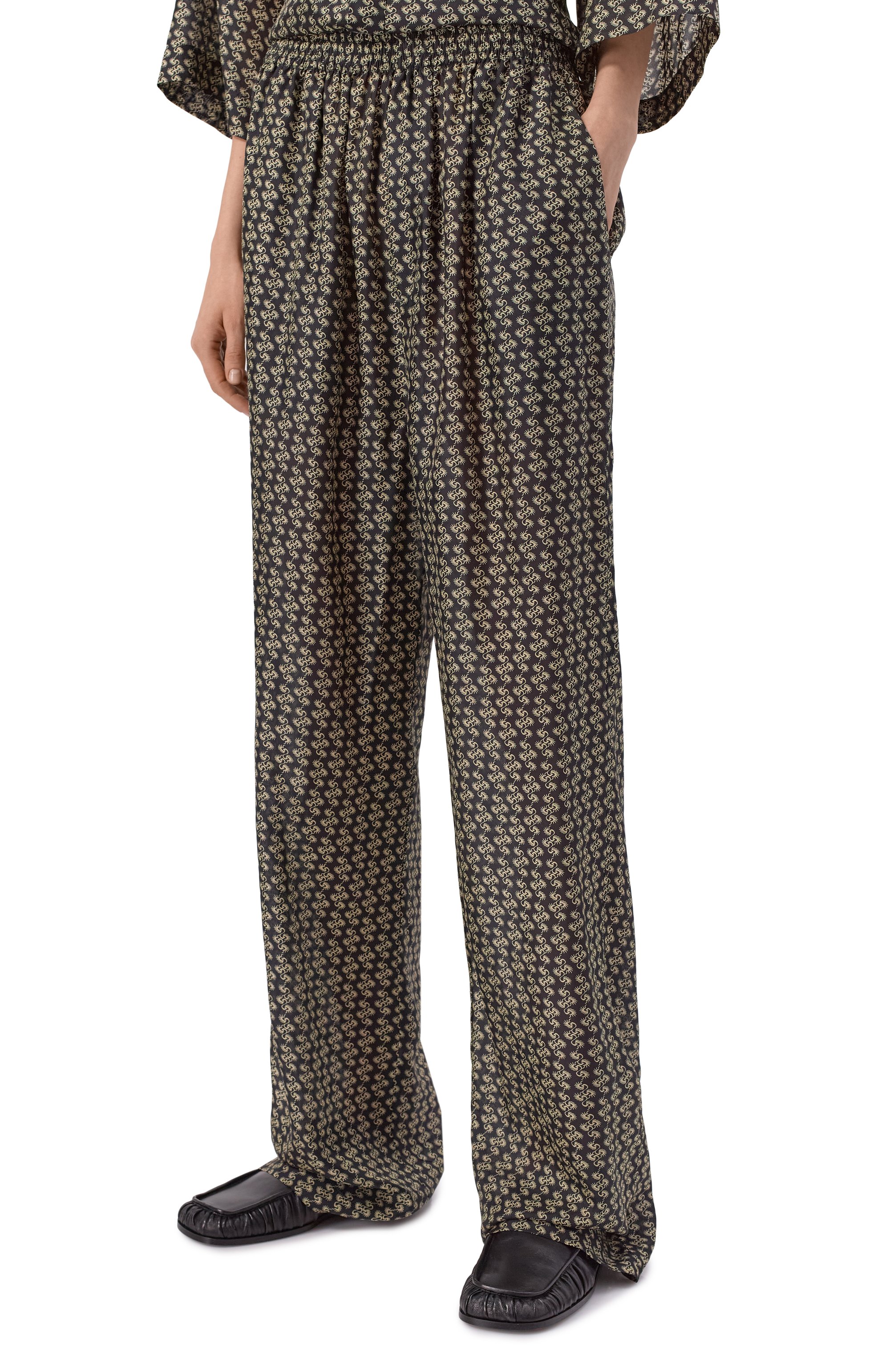 Шелковые брюки PETAR PETROV, арт. S26TP6_001, фото 3