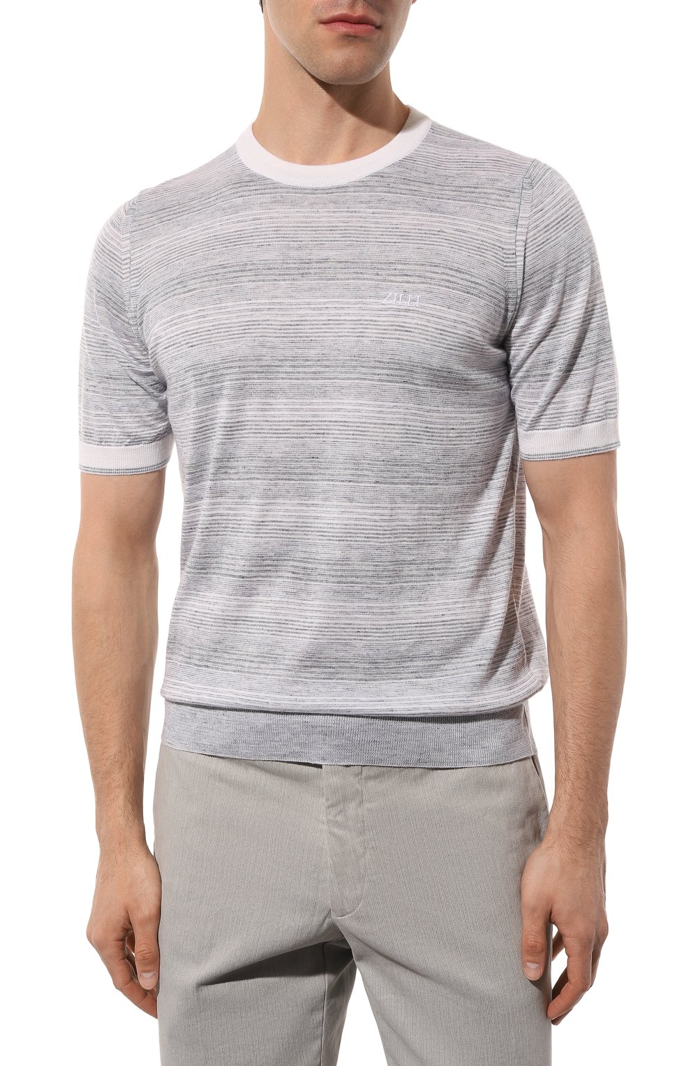 Джемпер из шерсти и шелка ZILLI, ар�т. KRN002M0347VHST00, фото 3