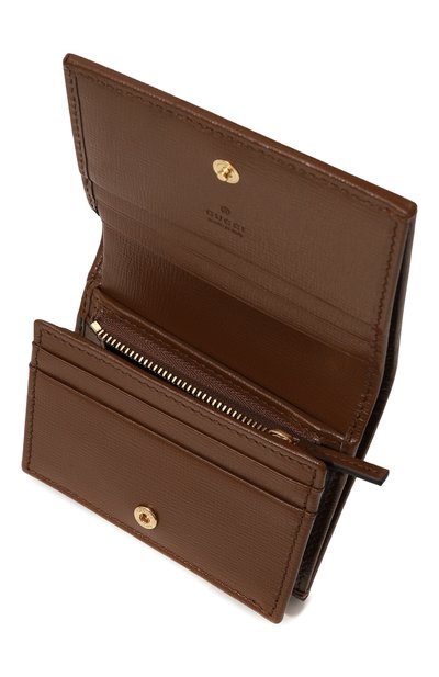 Портмоне horsebit 1955 GUCCI коричневого цвета по цене 73100 руб., арт. 621887/92TCG, фото 3 Портмоне horsebit 1955 GUCCI, арт. 621887/92TCG, фото 3