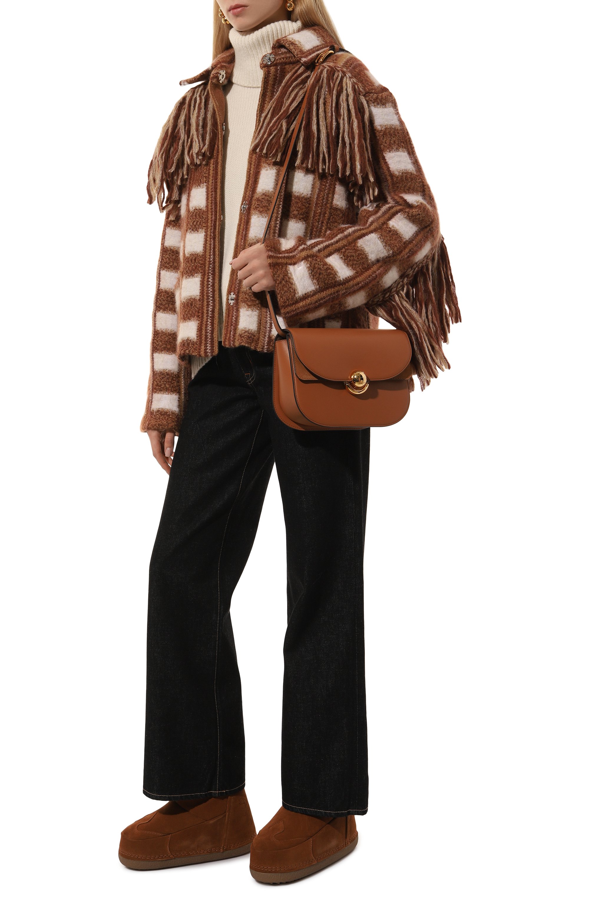 Сумка furla sfera small FURLA коричневого цвета по цене 57000 руб., арт. WB01355/BX0428, фото 7 Сумка furla sfera small FURLA, арт. WB01355/BX0428, фото 7