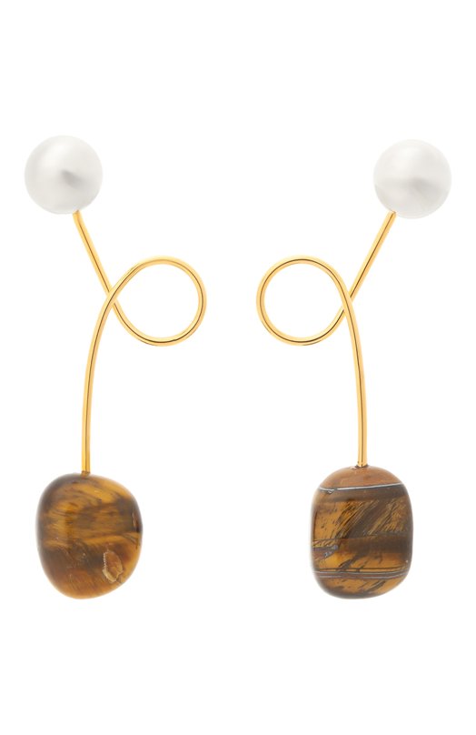 Серьги Dries Van Noten 018221-087-709 Коричневый 018221-087-709
