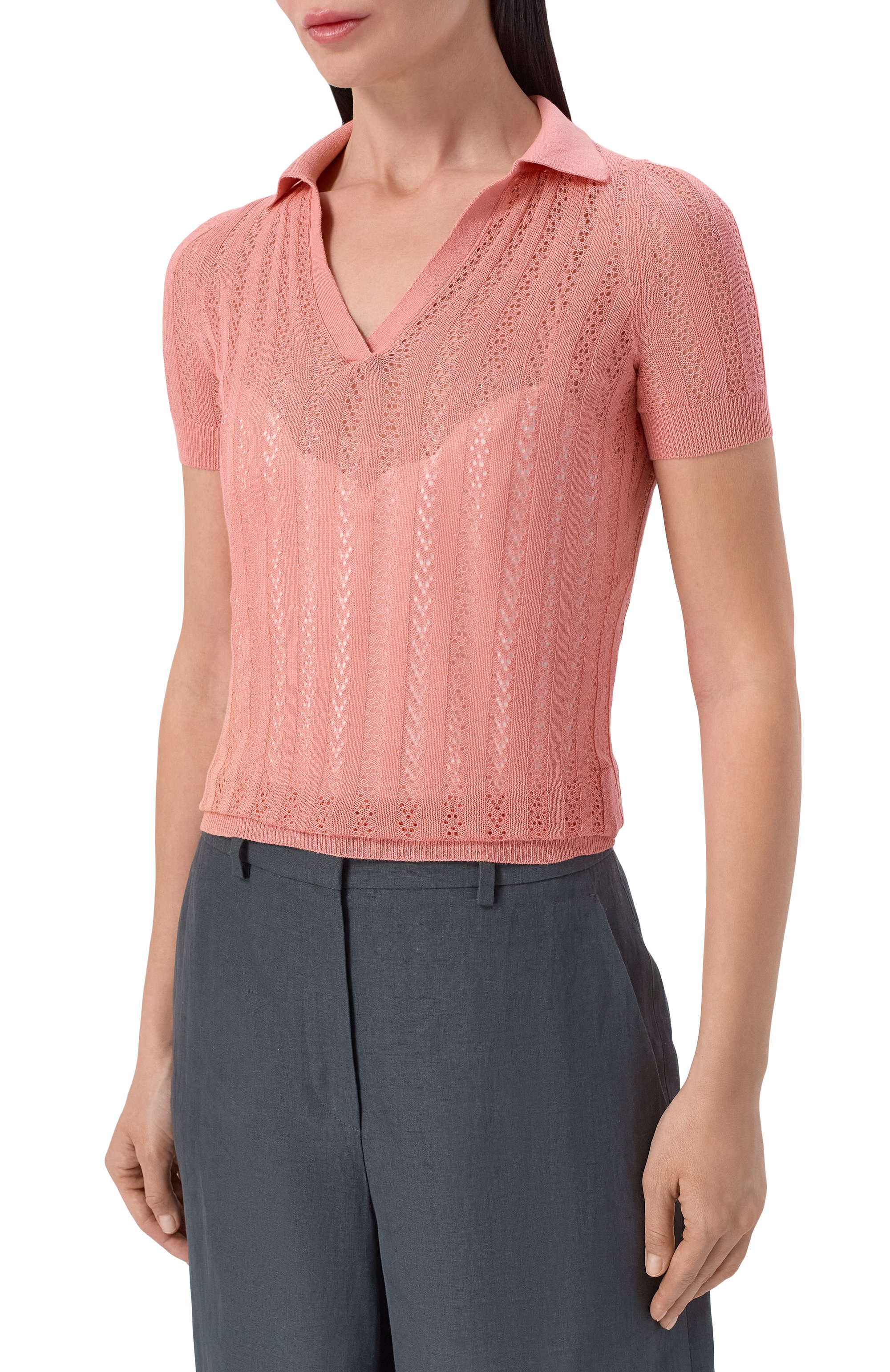 Поло из шелка и хлопка MVST, арт. M26.CSW.K432/G0NG, фото 3