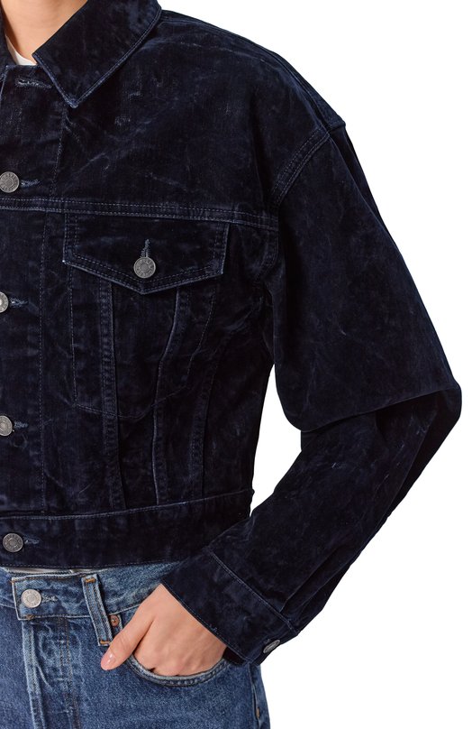 Вельветовая куртка Radley Agolde A5115-1884 Синий  A5115-1884 Фото 5