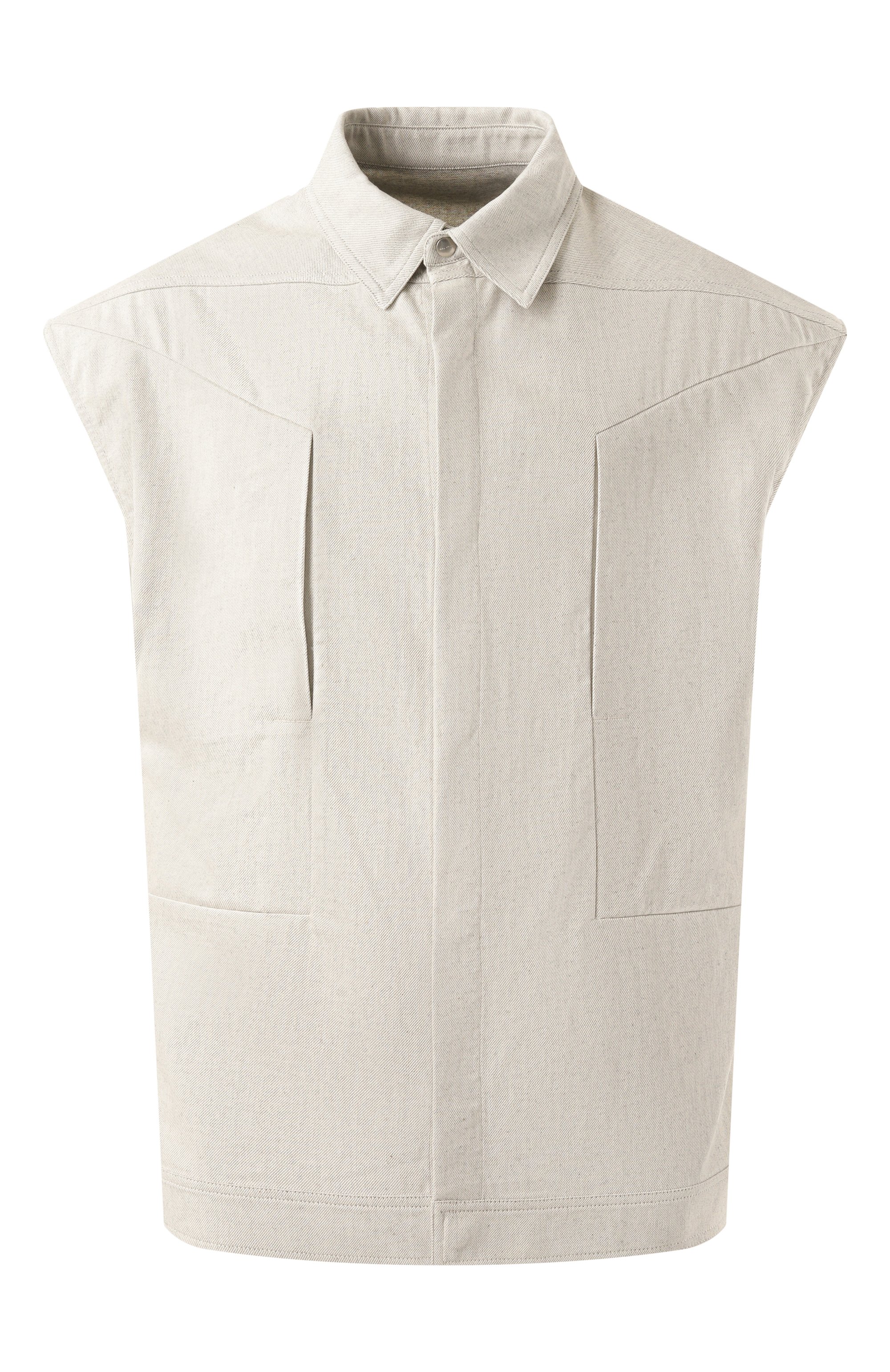 Хлопковый жилет RICK OWENS, арт. RU01E5776/DRD, фото 1