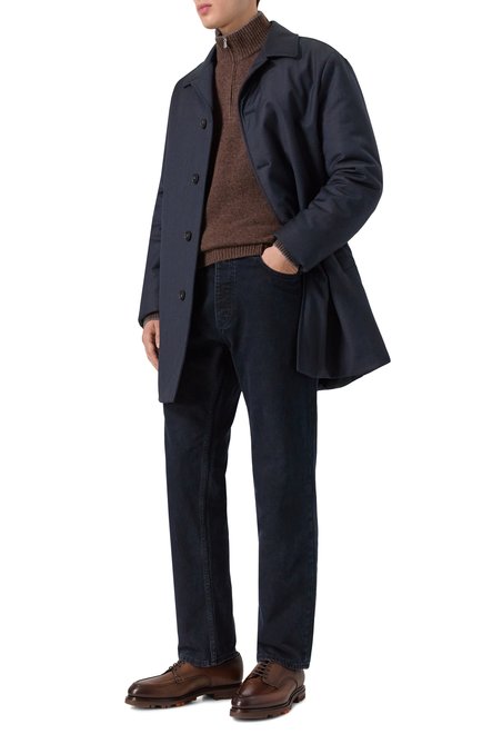 Мужские кожаные дерби colin rock SANTONI, арт. MCCG18855SM4GPGL