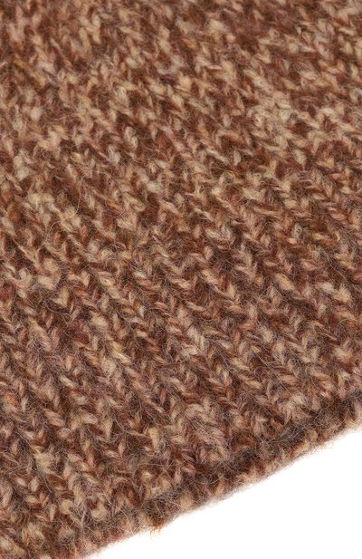 Шерстяная шапка DRIES VAN NOTEN коричневого цвета по цене 19800 руб., арт. 232-022210-7704, фото 3 Шерстяная шапка DRIES VAN NOTEN, арт. 232-022210-7704, фото 3