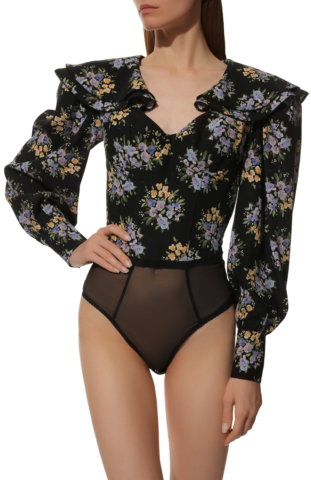Шелковое боди ULYANA SERGEENKO, арт. BDY002SS22P (0933т22), фото 3