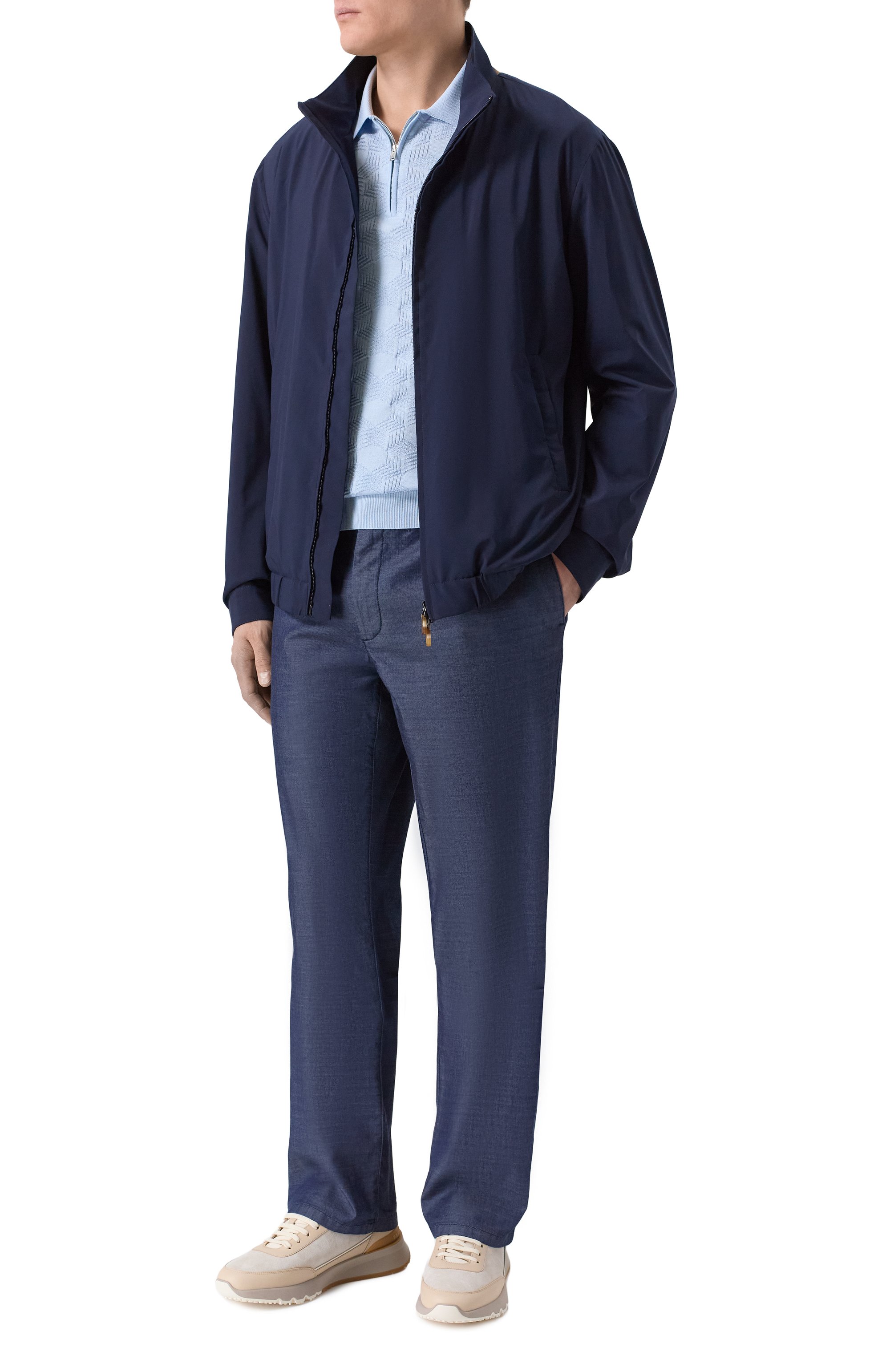 Брюки из хлопка и лиоцелла MVST, арт. M26.CSM.T406/TS0BL, фото 2