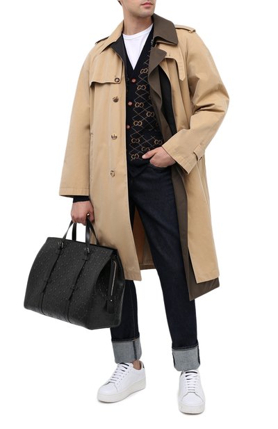 Кожаная дорожная сумка GUCCI, арт. 625772/1W3AN, фото 2