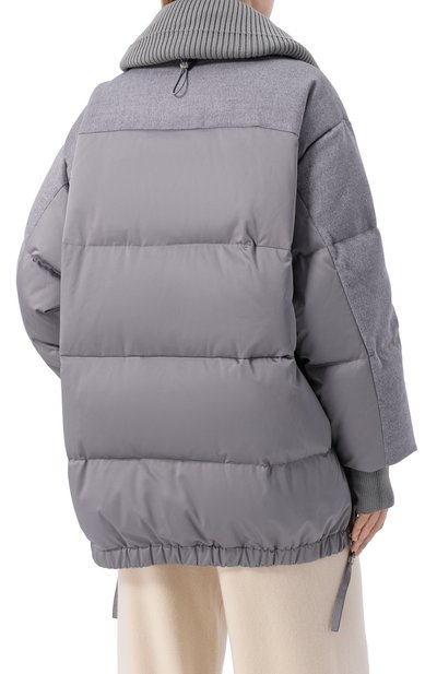 Комбинированный пуховик DUNO, арт. BLANCA/PRAT0 MESTRE, фото 4