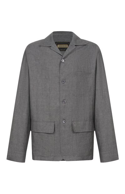 Мужская куртка-рубашка из шерсти и льна STEFANO RICCI, арт. SP008138/B127HA